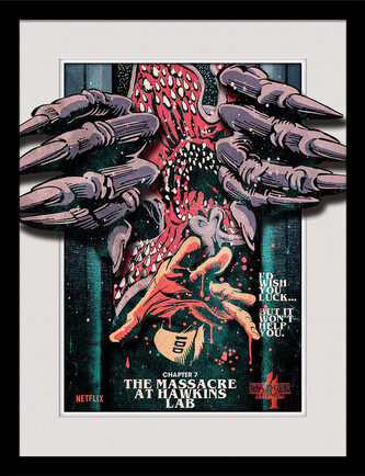 Obraz na zeď - Stranger Things - Chapter 7, 34.3 x 44.5 cm