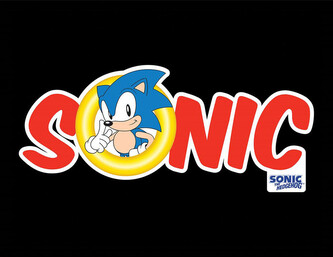 Obraz na zeď - Sonic the Hedgehog - Logo, 44.5 x 34.3 cm