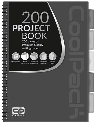 Kołonotes A4 grey CoolPack, Patio