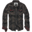 Pánská košile Checkshirt Duncan, Brandit, hnědo-černá, XL