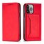 Magnet Card Case etui Samsung Galaxy A23 5G pokrowiec z klapką portfel podstawka czerwone