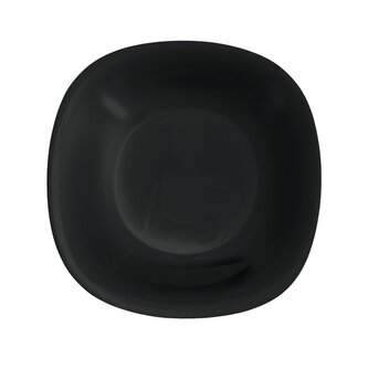 Hluboký talíř LUNA black 21,5x21,5 cm