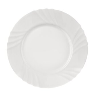 Mělký talíř LUNA vlnky pr. 25,5 cm