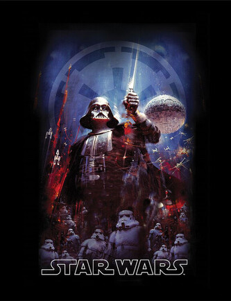 Obraz na zeď - Star Wars - Empire Montage, 34.3 x 44.5 cm