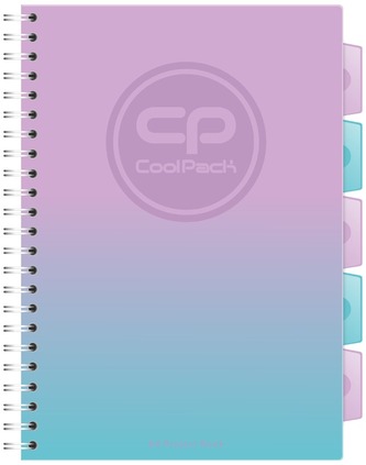 Kołonotes A4 Gradient Blueberry Coolpack, Patio