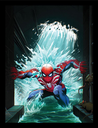 Obraz na zeď - Spider-Man - Water, 34.3 x 44.5 cm