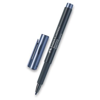 Popisovač Faber-Castell Metallics výběr barev tmavě modrá