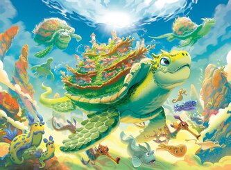 RAVENSBURGER Puzzle Magický svět pod hladinou XXL 200 dílků