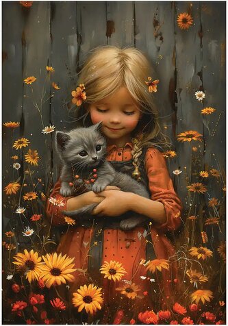 ANATOLIAN Puzzle Roztomilá dívka XL 260 dílků ANATOLIAN Puzzle Roztomilá dívka XL 260 dílků