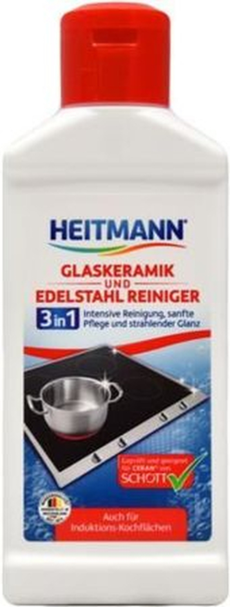 HEITMANN Mleczko do płyt ceramicznych 250ml HEITMANN Mleczko do płyt ceramicznych 250ml