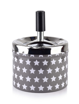 ASHLEY Popielniczka 9,3xh12cm gwiazdki