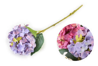 VIRIDIS Sztuczny kwiat hortensja62x16cm fiolet