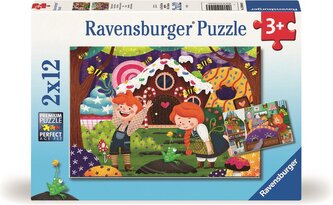 RAVENSBURGER Puzzle Kouzelný svět pohádek 2x12 dílků
