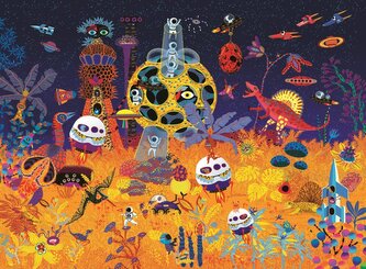 RAVENSBURGER Puzzle Kouzelná planeta 300 dílků