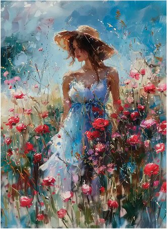 ANATOLIAN Puzzle Vlčí máky 1000 dílků