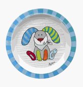 Melamin baby talířek RINGEL DINGEL zajíc se silikonem (21,5 cm) sigikid