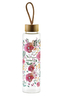 HOLLIE PINK Butelka 600ml 6,4x4,4xh24cmróżowe kwiaty