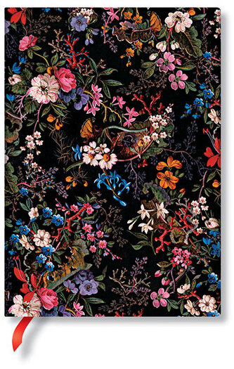 Notes Flexis William Kilburn, Floralia Midi w linię, Paperblanks