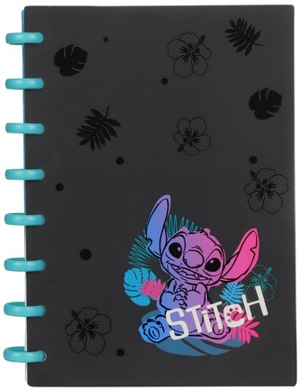 Kołonotes A5 100 k. kratka Disney Black Stitch Big Ring wzór 3, Patio