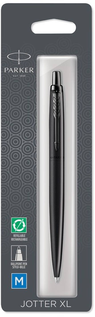 Długopis Jotter XL czarny Monochrom opakowanie z zawieszką,  Parker