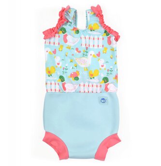 Splash About Plavky Happy Nappy kostýmek - Malá kačenka  Vel. M (3-8 m)