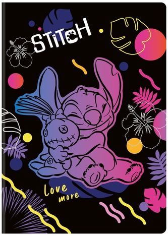 Zeszyt A5 60 k. linia Disney Black Stitch wzór 2, Patio