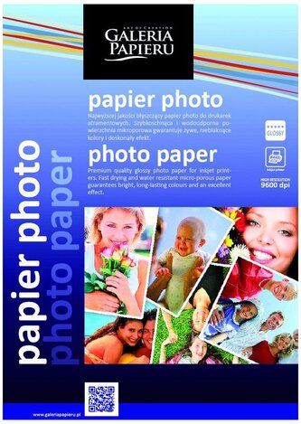Papier foto A4 170g błyszczący 20ark., Galeria Papieru