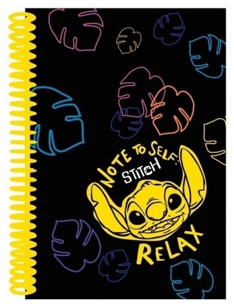 Kołonotes A4 100 k. kratka Disney Black Stitch wzór 1 CoolPack, Patio