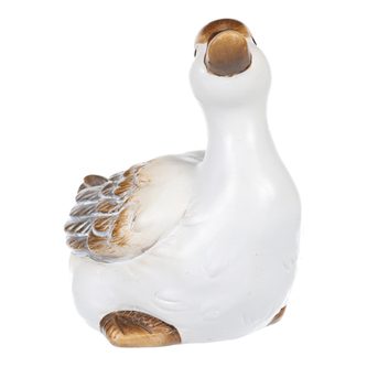 Kachna - zahradní figurka, menší, keramika