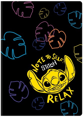 Zeszyt A5 60 k. kratka Disney Black Stitch wzór 2, Patio