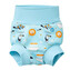 Splash About Nové Plavky Happy Nappy - Zvířátka, modrá Vel. XL