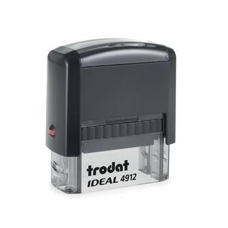 Razítko "Ideal 4912", černá, černý polštářek, TRODAT P2IDEAL4912