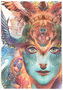 Szkicownik Android Jones Dharma Dragon Grande 200g/m2 112 k., Paperblanks