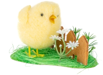 Kurczaczek na podstawce WKZ-3774, rozm. 7cm, 1szt., Aliga