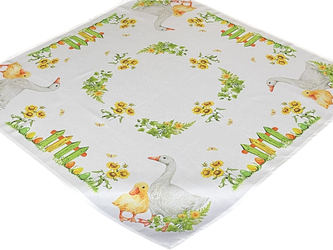 Velikonoční vzorovaný ubrus na stůl EASTERS 85x85 cm Mybesthome