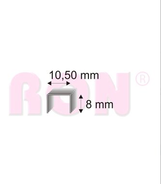 Čalounické spony 345/08 BL - 700 ks