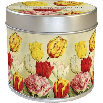 Vonná svíčka v plechové dóze Yellow Spring Flowers Tulips
