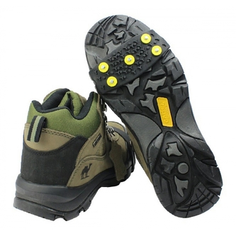 Protiskluzové návleky na boty - černé-žluté