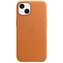 MM0D3FE/A Apple Kožený Kryt vč. MagSafe pro iPhone 13 mini Golden Brown