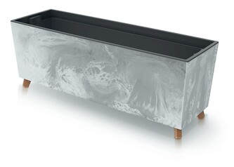 Truhlík s vkladem CORBI III 77 cm šedý Truhlík s vkladem CORBI III 77 cm šedý