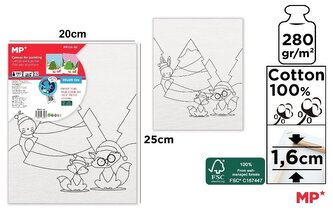 Płótno do malowania 20x25cm