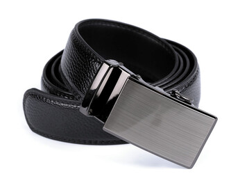 Pánský pásek šíře 3,5 cm - 1 ks - 7 (130 cm) černá Pánský pásek šíře 3,5 cm - 1 ks - 7 (130 cm) černá