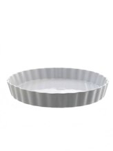 forma koláč d28cm, bílý porcelán