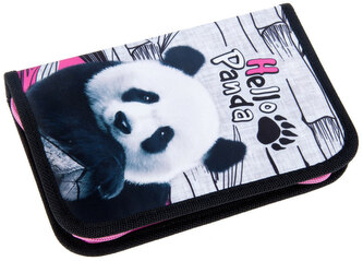 Piórnik 1 zamek 2 klapki Panda, Starpak