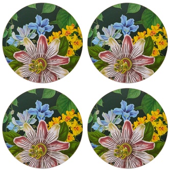 Korkové podložky Floral kulaté