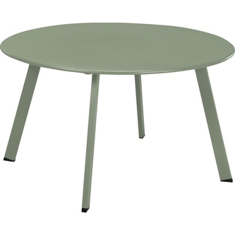 PROGARDEN Zahradní stůl kulatý 70 cm matná zelená KO-X99001120