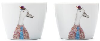 Sada dvou porcelánových kalíšků na vajíčka Tipperleyhill