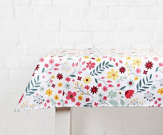 Ubrus na stůl FABULOUS FLOWERS motiv květiny 130x180 cm