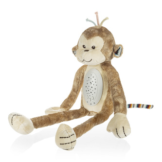 Plyšový usínáček s projektorem a melodiemi, Monkey