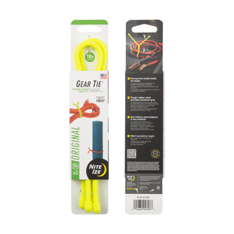 Vázací drát Nite Ize Gear Tie 18" 18" NEON- žlutá Vázací drát Nite Ize Gear Tie 18" 18" NEON- žlutá